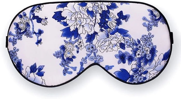 MAXFEEL Feel 100% Pure Silk Eye Mask - Sleep Eye Cover in Floral Colors (#39) - Product Image
