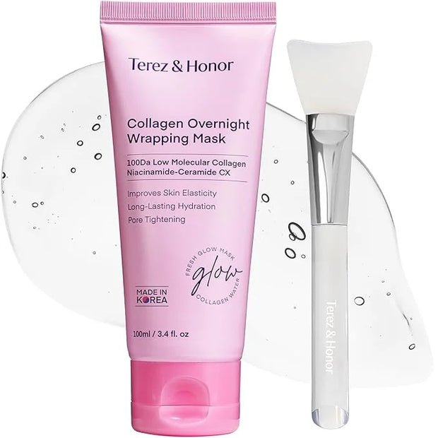 Advanced Eyelash Serum & Collagen Overnight Wrapping Peel-Off Mask - Product Image