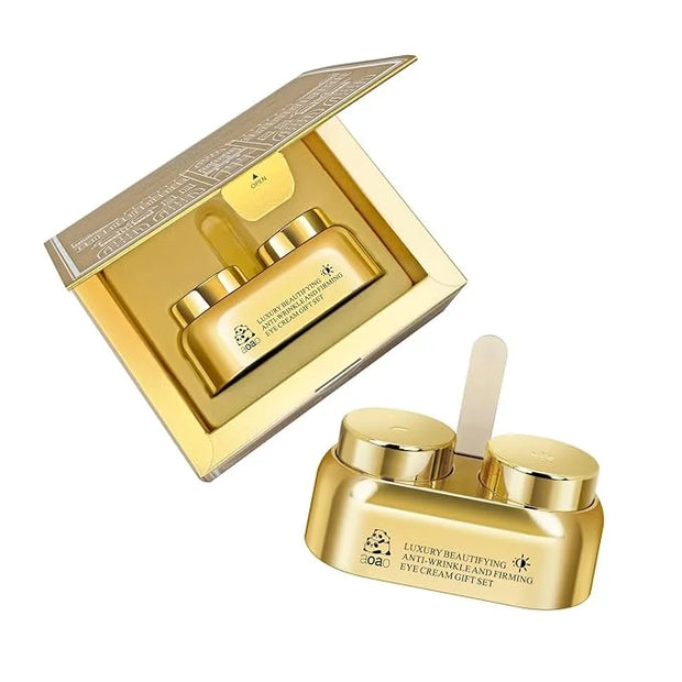 AOAO Luxury Day & Night Eye Cream Gift Set – Anti-Aging & Firming Eye Cream with Peptides, Niacinamide, Caffeine & Hyaluro...