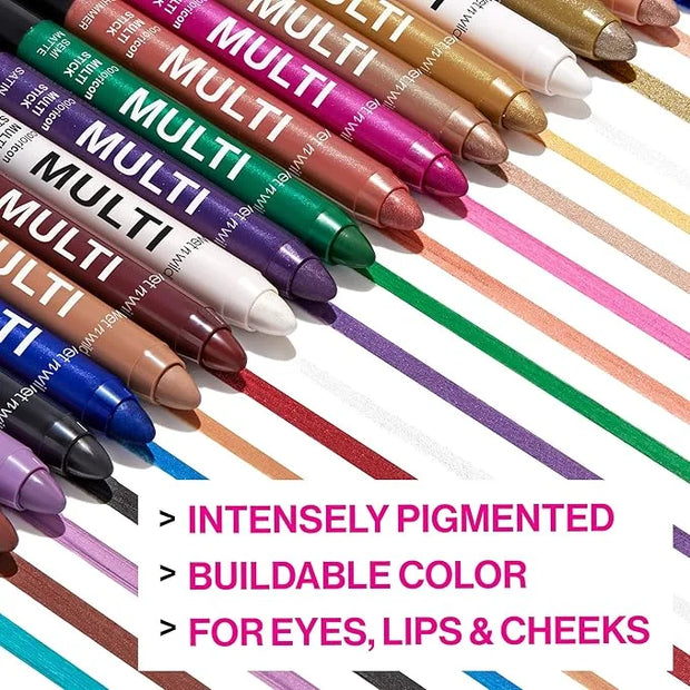 wet n wild Color Icon Cream Eyeshadow Multi-Stick, Moisturizing, Nourishing Velvety Cream-to-Powder Buildable & Blendable ...