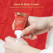Spa Gifts for Women, Cherry & Berry Spa Gift Set for Teenage Tote Bag, Shower Gel, Hand & Body Lotion, Hitrees Birthday fo...