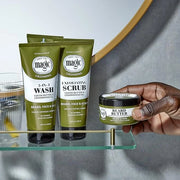 Softsheen-Carson Magic Shaving Beard Grooming Kit for Men with Cedarwood Oil, Includes Beard Butter, Scrub and Cleanser, G...