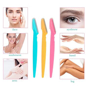 Eyebrow Razor, 54 Pcs Eyebrow Razors with Safety Cover, Face Razor for Women and Man Smooths Away Peach Fuzz, Easy to Use ...