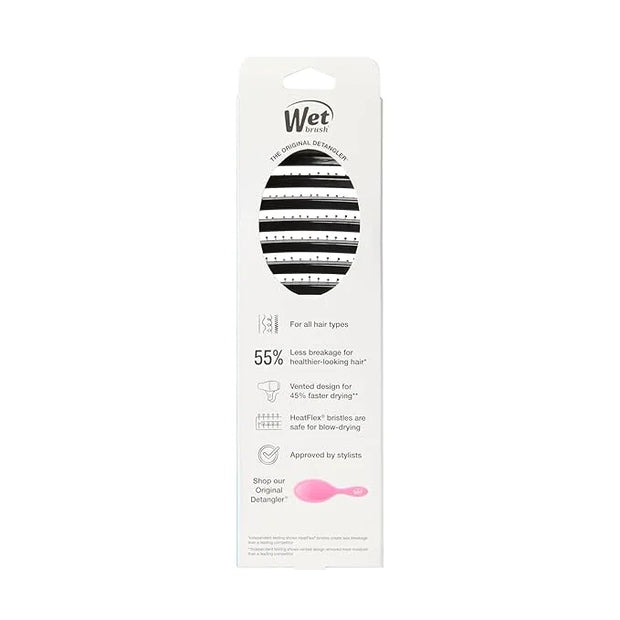 Wet Brush Speed Dry Hair Brush, Black, Vented Design & Soft HeatFlex Bristles, Blow Dry Safe, Ergonomic Handle Manages Tan...