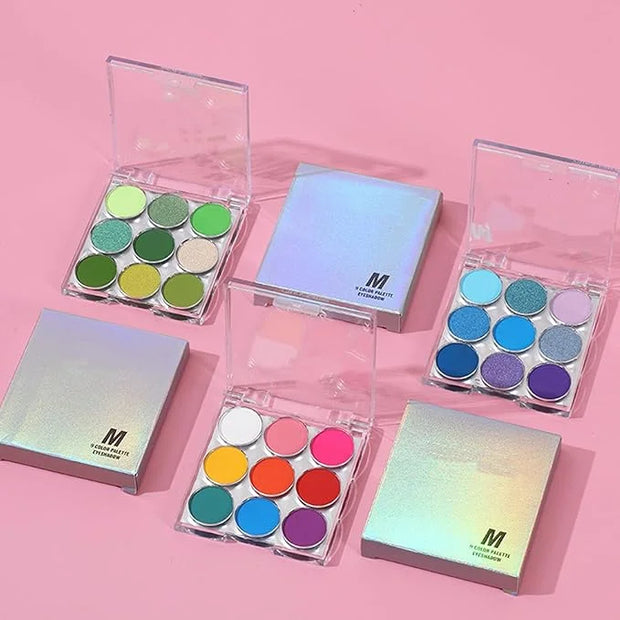 Mattew Eyeshadow Palette 9 Colors Cool Toned Matte