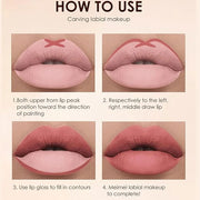 BestLand 6Pcs Matte Liquid Lipstick + Lip Liner