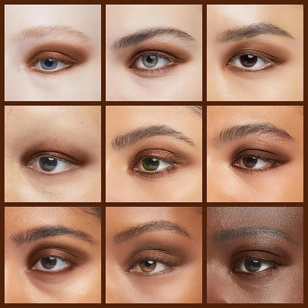 Espresso Coffee Chocolate Chestnut Cocoa Brown Matte Opaque Pressed Powder Single Vegan Eyeshadow; Talc, Paraben & Cruelty...