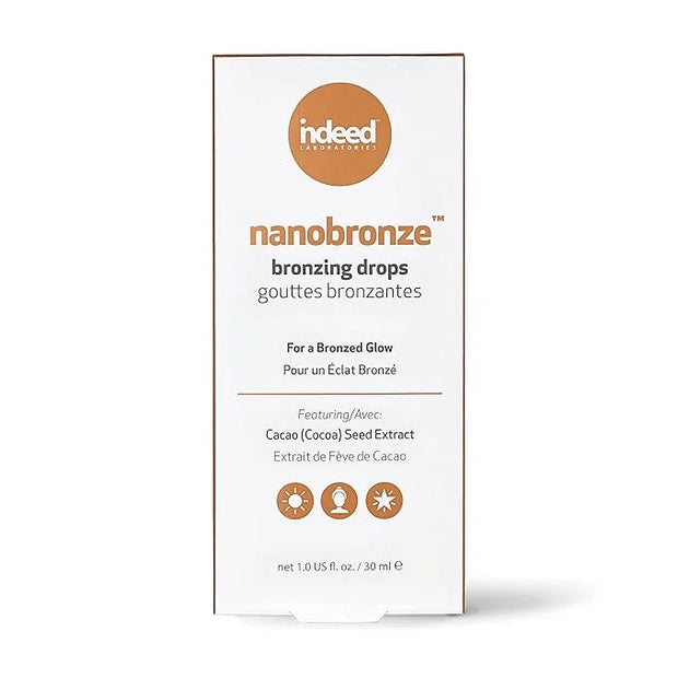 Indeed Labs Nanobronze Drops - Get a sun-kissed glow without the sun! Bronzing drops with hyaluronic acid instantly bronze...