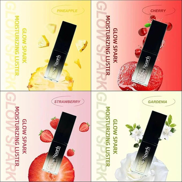 Lip Glow Oil for Radiant, Fuller Lips. Luxurious Hydration & All-Day Moisture for Lip Elegance (Gardenia) - Product Image