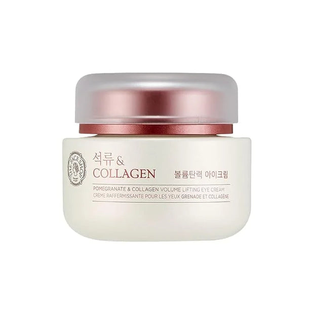 The Face Shop Pomegranate & Collagen Volume Lifting Eye Cream | Ultra-Light Eye Cream for Eye Skin Lifting, Firming & Brig...