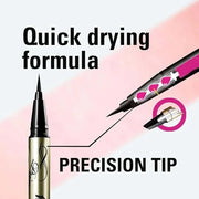 Heroine Make by KISSME Prime Waterproof Liquid Eyeliner, Stay All Day Long & Precise Eye Makeup from Japan, 03 Natural Bro...