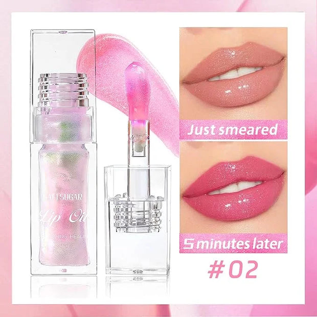 Bossup Color Changing Lip Oil，Magic Color Changing Lip Oil V2，Warm Change Moisturizing Lip Gloss，Hydrating Lip Gloss Lip B...