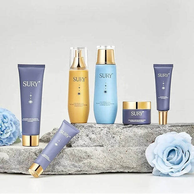 6-pcs Anti-Aging Skin Care Set Gentle Skin | Complete Skincare Process Beauty Skin Care Kit Gift Sets & Kits with Cleanser...