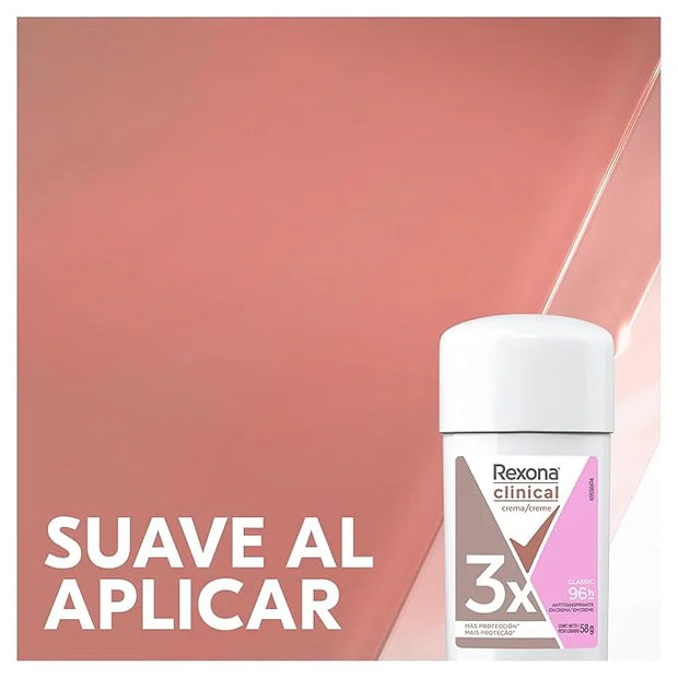 Clinical Deodorant Rexona 96HRS 58g Desobrante clinico Rexona (Mexico) - Product Image