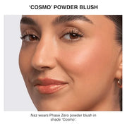 Phase Zero Makeup Powder Blusher - "Cosmo" - 4g / 0.141 oz - Full Coverage, Natural Blush - Soft, Buildable Pink, Coral, P...