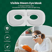Steam Eye Mask for Dry Eyes, 20 Packs Warm Eye Mask, Disposable SPA Heated Eye Masks Sleep Mask for Dark Circles & Puffine...