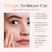 Revive Eye Serum, Anti-Aging Cream Eye Treatment, Visibly Smoothes Fine Lines, Daily Serum, Korean Skin Care, 30ml, 1 fl.o...