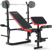 ISE Multi-Weight Bench Set with Squat Rack Training，800LBS - Product Image