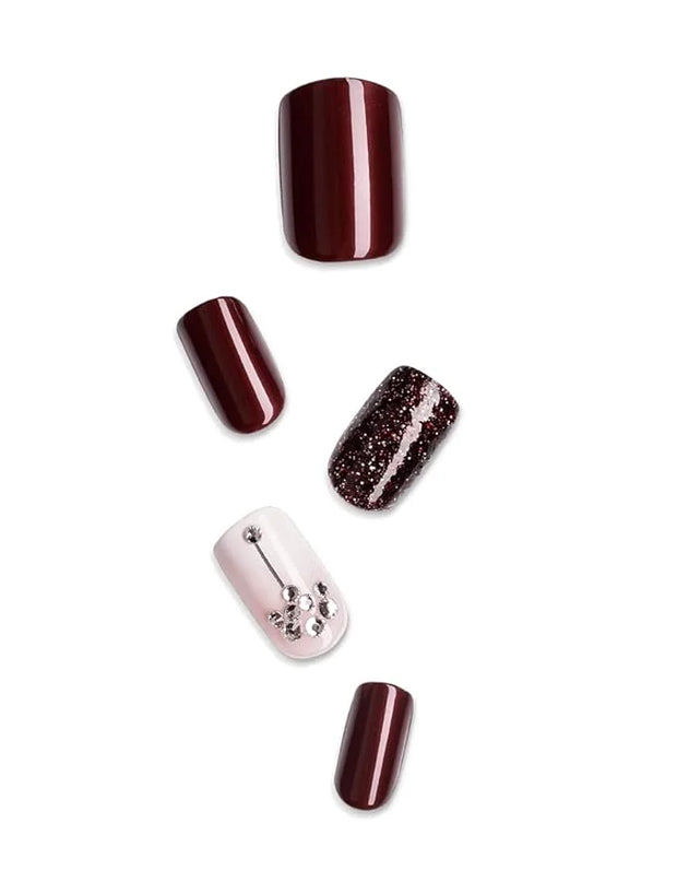 Impress ImPress Press-On Manicure Medium Length Nails Couture BIPL100F Quartz, 30 Count (Pack of 1) - Product Image