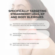 Strawberry Legs Exfoliating Serum + KP Body Cream Bundle | Keratosis Pilaris and Strawberry Legs Skincare Formula for Smoo...