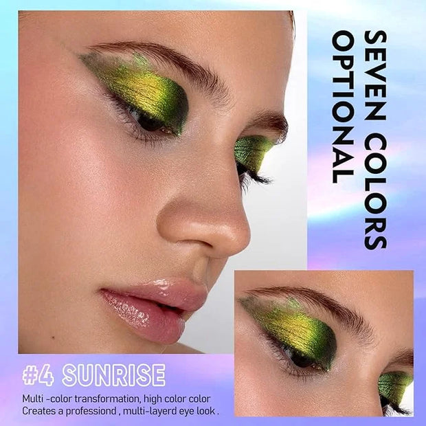 MAKI YIKA Liquid Eyeshadow Chameleon Metallic Eyeshadow Color Shifting Highly Pigmented Long Lasting With No Creasing Mult...