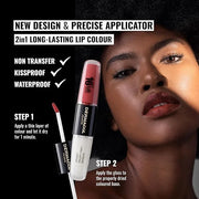 Dermacol NEW 16-Hour Lip Colour, Highly Pigmented Glossy Lip Stain, Two-Phase Lip Plumper Gloss, Kissproof Lip Makeup Prod...