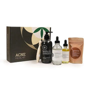 Herb’N Eden - Acne Facial Kit - Cleanse, Mask, Tone, & Moisturize - Natural Ingredients & Essential Oils - Made in USA - 5...