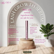 ORYA BEAUTY - Advanced Eyelash Growth Serum - Boosts Length, Thickness, & Strength with 100% Natural, Vegan Ingredients - ...