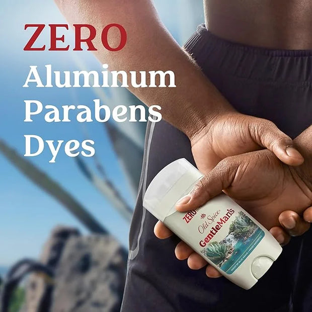 Old Spice GentleMan's Aluminum Free Dry Feel Deodorant for Men, 24/7 Lasting Freshness, Gentle on Skin with Skin Condition...