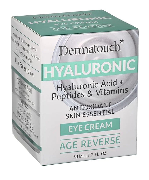 DERMATOUCH Hyaluronic Acid Eye Cream with Peptides & Vitamins, 1.7 fl oz - Product Image