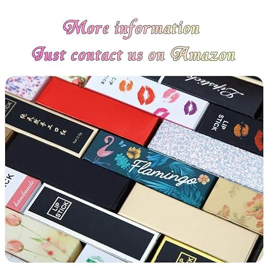 15 Pack Ice-cream Lip Gloss Tube Boxes Packaging, Pink Lip Gloss Boxes for 2.68x1.62 Inch Ice Cream Shaped Empty Lipgloss ...