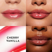 Forget the Filler Lip Plumping Line Smoothing Gloss - Cherry Vanilla - Premium Volumizing Lip Gloss with Natural Ingredien...