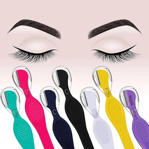 Mudder 28 Pcs Eyebrow Razor Knife Shaver Trimmer Shaver Multipurpose Exfoliating Tool Facial Hair Removal for Women Valent...