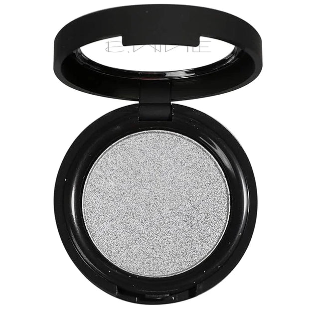 ISMINE Single Eyeshadow Powder Palette (SILVER GRAY) Shimmer Gray, High Pigment, Longwear Single Grey Eye Makeup for Day &...