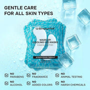 SimplyVital Cooling Eye Masks with Retinol, Collagen and Hyaluronic Acid - Under Eye Patches for Women - Undereye Mask Pat...