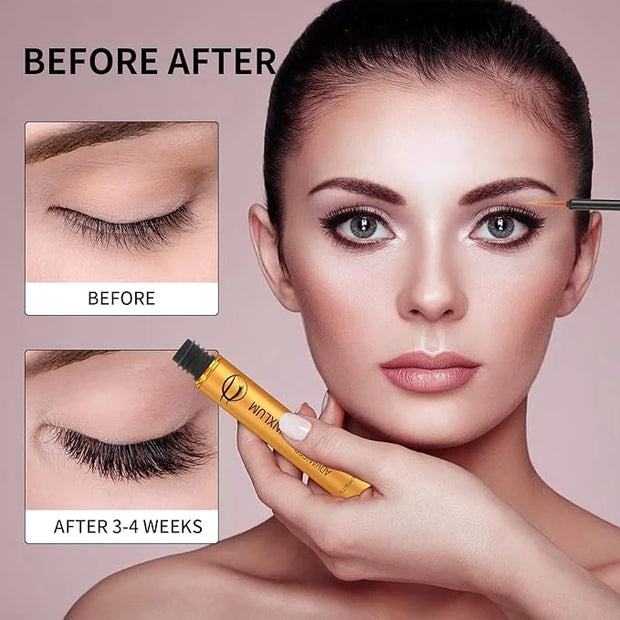 Premium Eyelash Growth Serum, Lash Growth Serum 5ML, Eyebrow Growth Serum with Peptides, Irritation-Free Eyelash Serum to ...