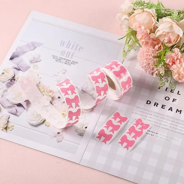 500pcs Tanning Stickers, Bowknot Tan Body Stickers Outdoor Sunbathing Tattoo Stickers Suntan Stickers Know When to re-Appl...