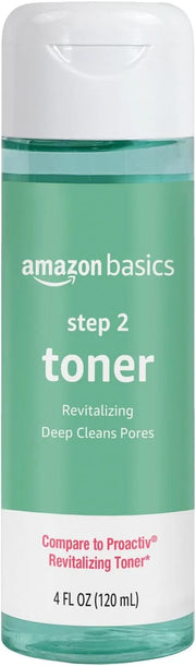 Amazon Basics 3-Step Acne Remedy System Toner, 4 Fluid Ounces, 1-Pack - Product Image