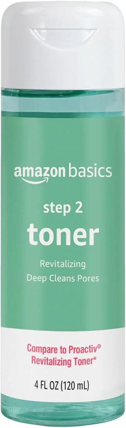 Amazon Basics 3-Step Acne Remedy System Toner, 4 Fluid Ounces, 1-Pack - Product Image