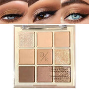 Eyeshadow Palette Makeup- 9 Colors Eyeshadow Palette Matte Shimmer Korean Natural Eye Shadow palettes Highly Pigmented Nat...