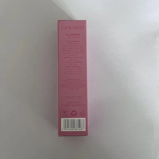 3PCS Plumping Lip Oil With Chili Extract - Fuller Lips Instantly! Ultra-Hydrating & Nourishing, Glossy Finish Lip Glow Oil...