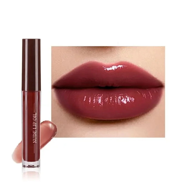 Hydrating Lip Glow Oil, Plumping Lip Oil, Tinted Lip Plumper Gloss,Younger-Looking Lips | Nourishing Long Lasting Non-Stic...