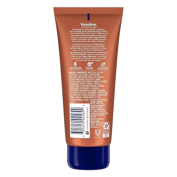 Vaseline Intensive Care Hand Crème Moisturizer for Dry Hands Hydra Replenish Made with hyaluronic acid, vitamin B3, and co...