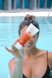 SPF 50+ Mineral Sunscreen Lotion - Anti-Aging Sunblock for Body & Face, Made with Rose Hips, Aloe, Zinc Oxide and Other Cr...