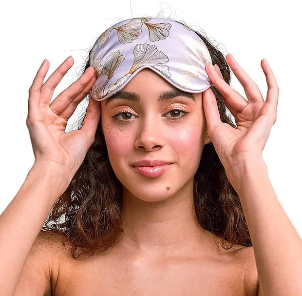 Grace & Company Silky Satin Eye Mask for Women - Premium Satin Silk Sleep Mask - Hydrating, Ultra Soft & Lightweight Vegan...