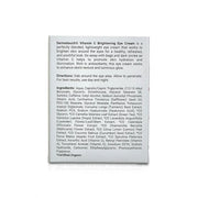DERMATOUCH Vitamin C Eye Cream with Green Tea Caffeine & Turmeric, 1.7 fl oz - Made in America - Product Image
