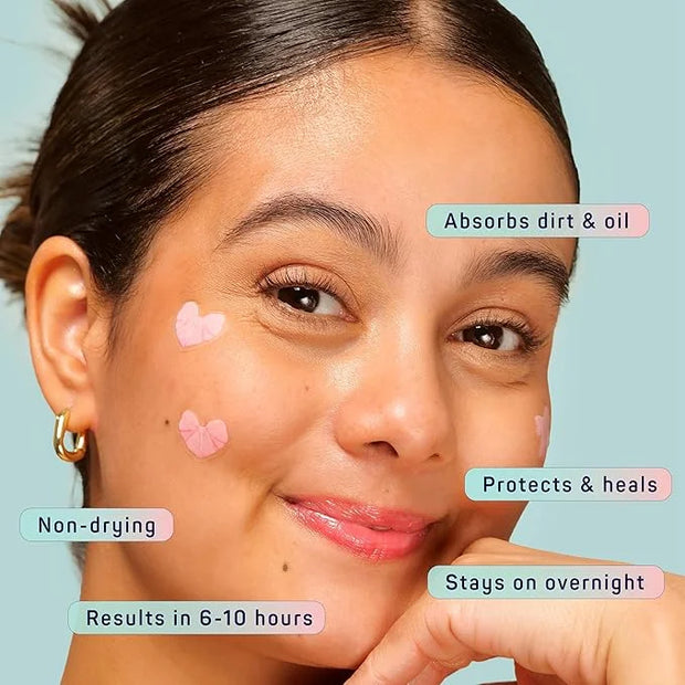 SpaLife PRETTY IN PINK UNDEREYE MASK & PIMPLE PATCH DUO – Hydrogel Undereye Patches for Dark Circles, Puffy Eyes – Hydroco...