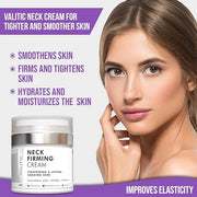 VALITIC Neck Cream for Tightening and Firming - Hyaluronic Acid, Retinol, and Vitamin C - Anti Aging Tightening & Lifting ...