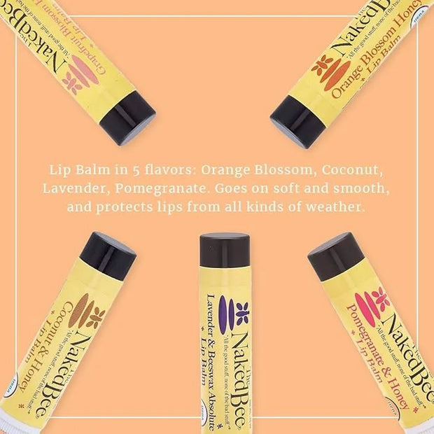 The Naked Bee Lip Balm Sampler, Absolute