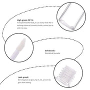 YITOU 50PCS Mini Empty Lipgloss Tube 1.8ml, Refillable Lipgloss